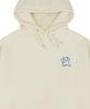 [Unisex] Small Line Bear Smile Hoodie_Cream