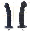 Anal Plug Set - Prostate G-Spot Stimulator, Silicone Butt Plugs with Suction Base, Anal Beads for Men & Women
