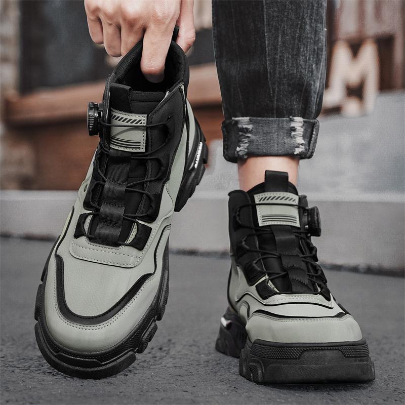 Fashion CYYTL Boots Winter Mens Shoes Casual Cowboy Combat Tactical Motorcycle Chelsea Ankle Work Leather Outdoor Designer Luxury Hiking