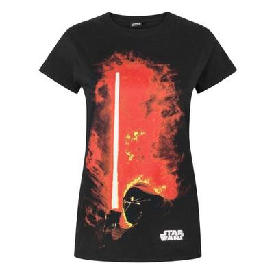 Womens/Ladies Darth Vader Lightsaber T-Shirt
