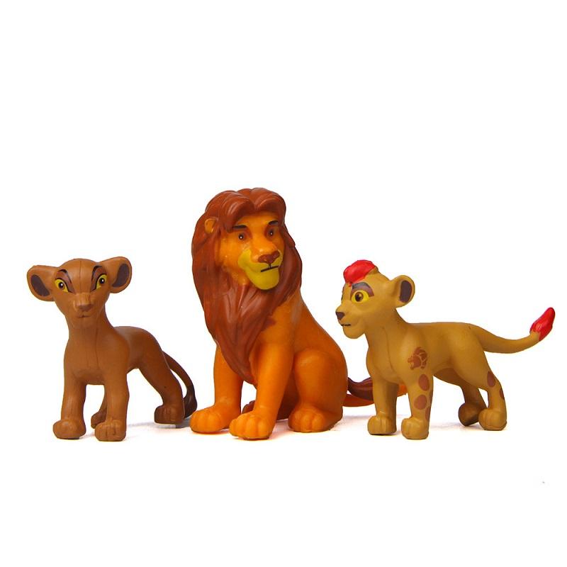 12Pcs/Set Anime Cartoon The Lion Guard King Kion Simba Pvc High Quality Action Figures Bunga Beshte Fuli Ono Figurines
