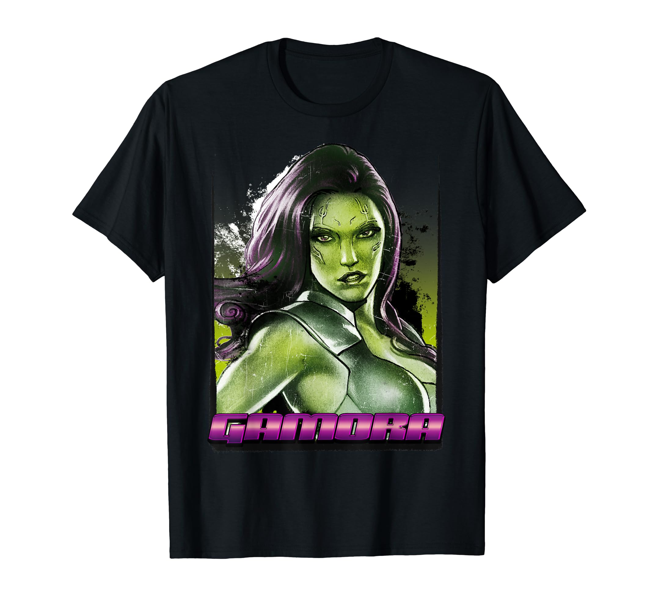 

Marvel Guardians of the Galaxy Gamora Comic Fatale Portrait T-Shirt