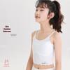 Medium-Length Skin-Friendly Development Bra Tank for Girls