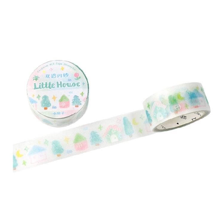 Scrapbooking Decorative Tape 20mmx3m Cartoon PET Tape Decorative Tape for Scrapbooking Photo Album Journal Notebook