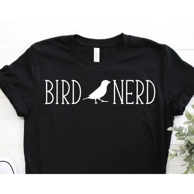 Bird Nerd T Shirt Funny Watching for Lover Birdwatcher Birding Casual Vintage Washed Unisex Stretched Slightly Fashion