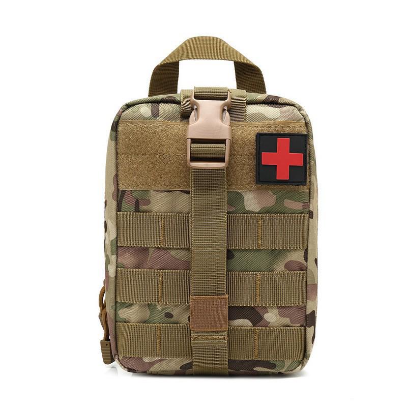 Kit de Survie Aventure en Plein Air: Outils de Randonnée et de Camping, Kit d'Équipement Boussole d'Urgence beige