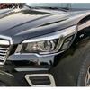 For Subaru Forester SK   Chrome Car Front Head Light Lamp Eyebrow Cover Trim Headlight Eyelid Molding Strip Accessories