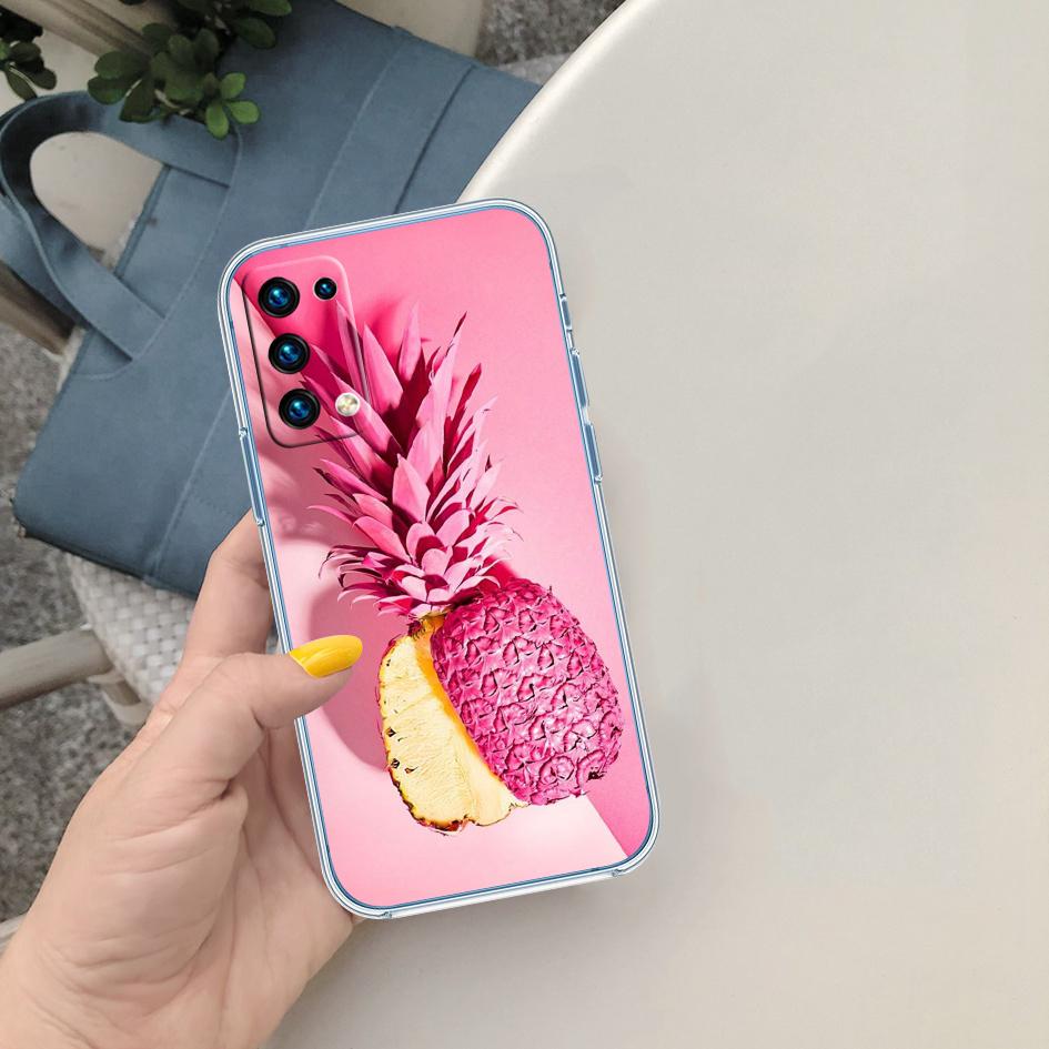 PP36 Fruit Banana pineapple Soft Shell Transparent Phone Case for Samsung Galaxy A04 A04S A14 A23 A34 A54 M23 M33 M52 M53