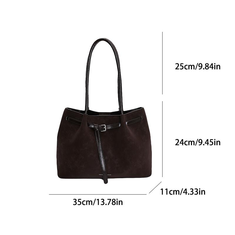 Yogodlns Retro kabelka pod paži pro ženy Nová trendy móda Ležérní taška tote pro dojíždění Velkokapacitní taška přes rameno