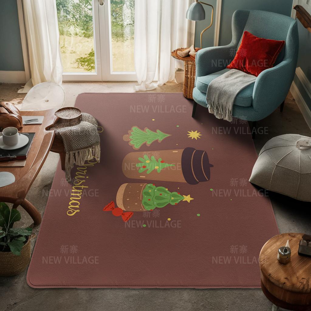 Koberec ke vchodu do domu Rohožka ke dveřím do domu Obývací pokoj Vana Koupelna Protiskluzové koberce s absorpcí vody vana Veselé Vánoce zima