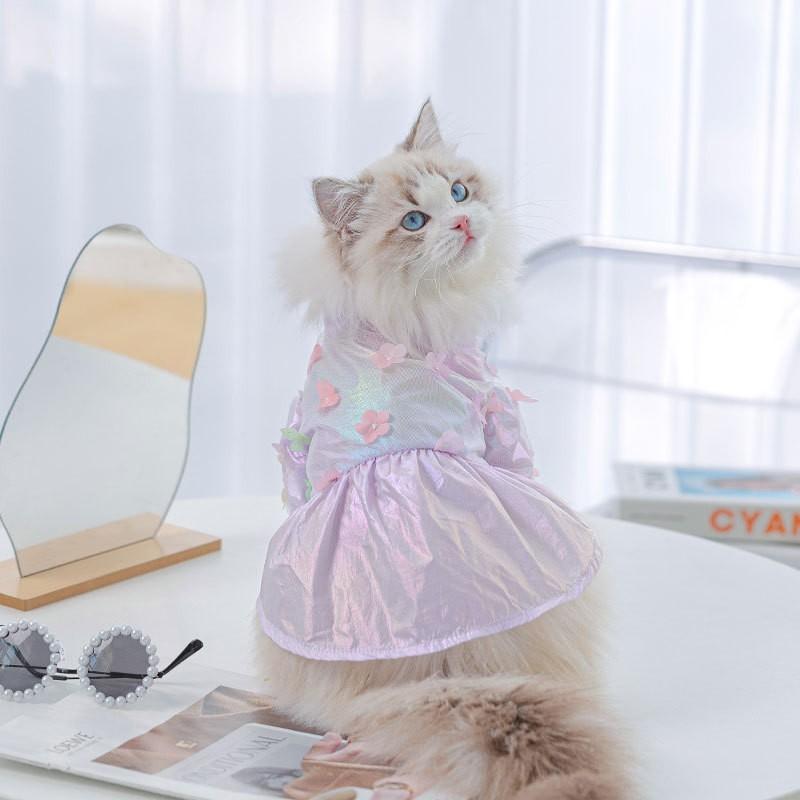 Pet Dress Cat Suspender Skirt Dog Clothes Summer Teddy Than Bear Universal Small Puppy Spring Summer Thin