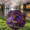 Custom Name Personalized Basketball NBA Print Umbrella, Auto Open Close, 8‑Rib Sturdy Frame, Commute Camping Hiking Use, Birthday Gift
