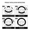 Universal Steering-wheel Cover Fashion Leopard Car Elasticity Steering Wheel Cover Breathable Non Slip Car Interior Accessories