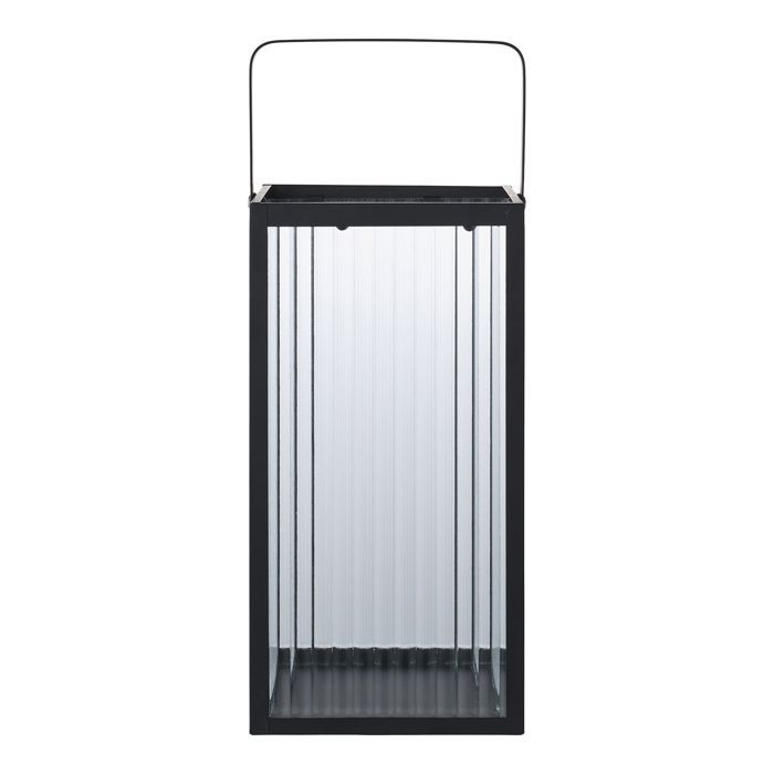 Almonte lanterne noire, transparente.