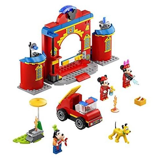 LEGO Mickey Friends Fire Station 10776 Toy Block Gift Rescue Animal Boys Girls 4 Years Up