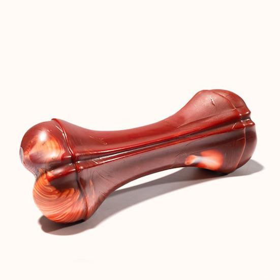 Pet Chew Toy Realistic Simulated Bone Design Dogs Molar Teeth Cleaning Toy Bite-resistant Food-Grade PP Material Pet Toy