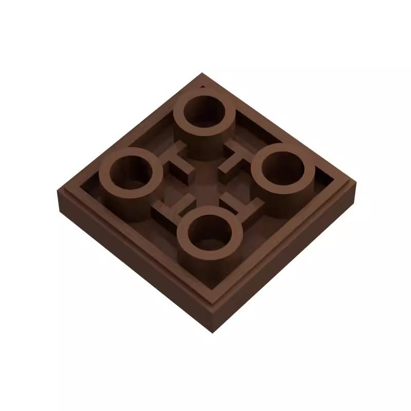 100pcs MOC Compatible Assembles Particles 11203 Tile Modified 2 x 2 Inverted Building Blocks Parts DIY Enlighten Block Bricks