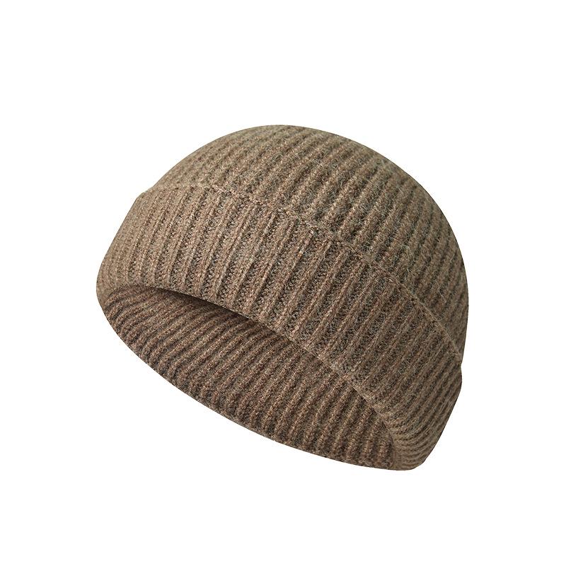 Unisex Nahtlose Strickmütze: Warme Winterwollmütze für Herren & Damen