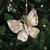 Plastic Xmas Ornament Ball Gold Christmas Tree Ornament Creative Xmas Baubles  Scene Making