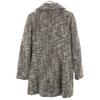Herno made in Italy tweed coat 40 Gray Lightly padded Women Used