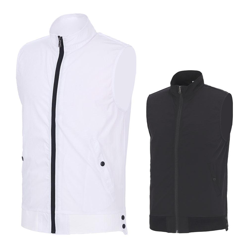 Kim Young Joo Golf Spring/Autumn Windbreaker Vest Simple Line Men'S Golf Vest Dosmve76