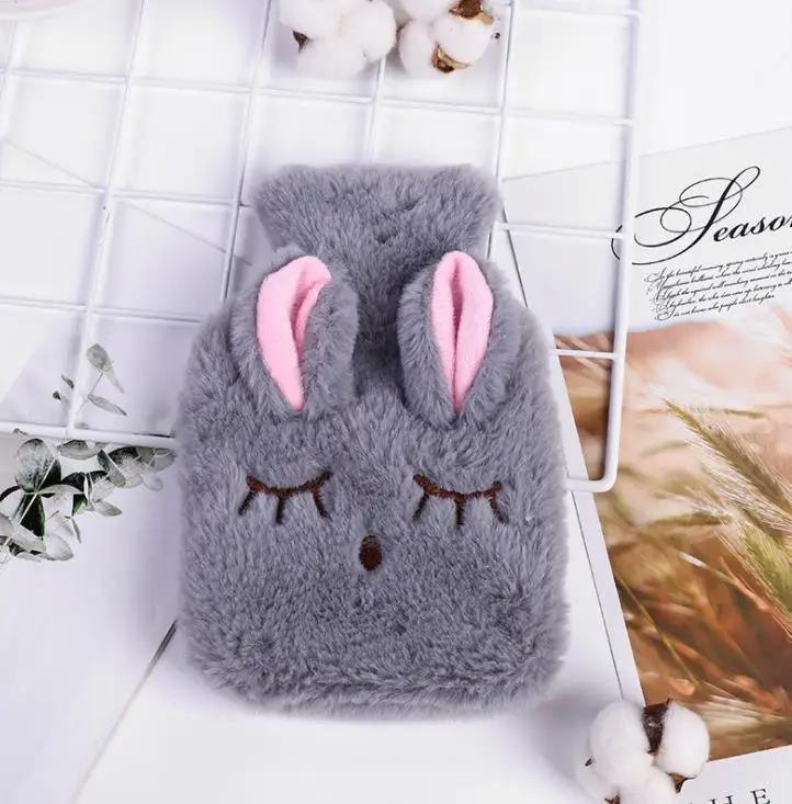 Reusable Winter Warm Heat Hand Warmer PVC Stress Pain Relief Therapy Hot Water Bottle Bags Super Cute Water Injection Water Bags