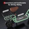 iScooter I12 12-inch Electric Scooter - 35km Range, 500W Motor, Dual Suspension System, Foldable + Seat, Convenient for commuting,Green
