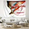 David Bowie Print Tapestry, Backdrop, Easy Setup, Ideal for Bedroom, Office & Living Room, with Aesthetic Wall Hanging Decor.