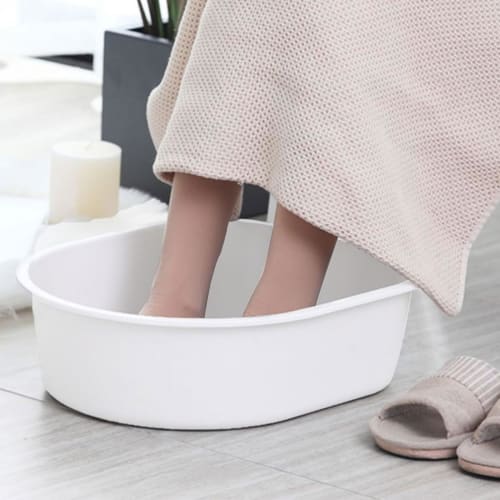 Plastic Foot Bath with Massage, Household Cleansing Tub, Lightweight and Portable, Ideal for Home Spas, Promotes Blood Circulation, and Relieves Fatig