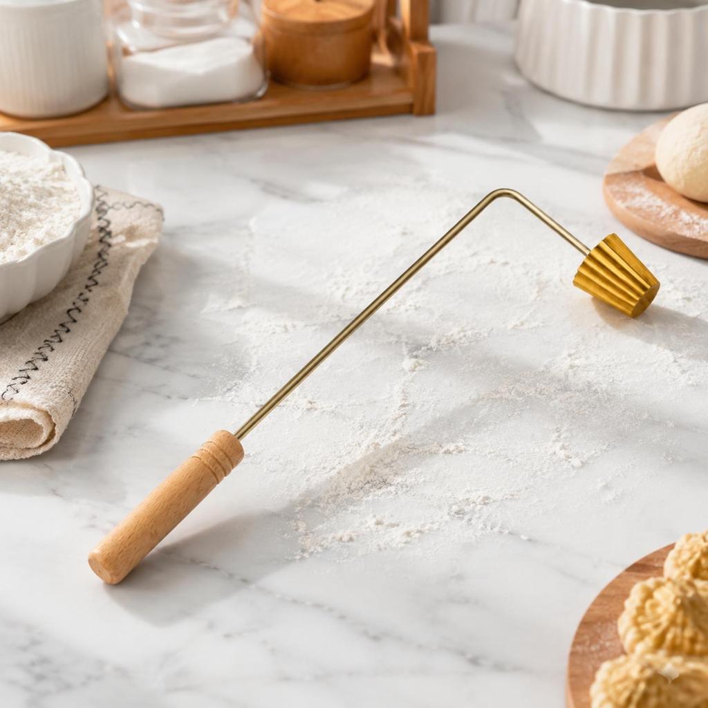 Handheld DIY Pastry Shaping Press Tool Easy-Grip Decorative Food Shape