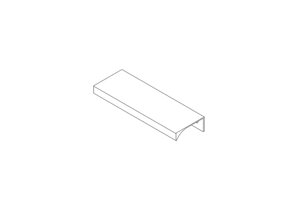 Handle Ua06 Gold Furniture Handle Edge Matte Gold Light Durable Ua06 14.8cm 128/148