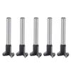 5Pcs Arc Bending Router Bit Cemented Carbide T Type 2 in 1 Router Bit for Wooden Door Closet