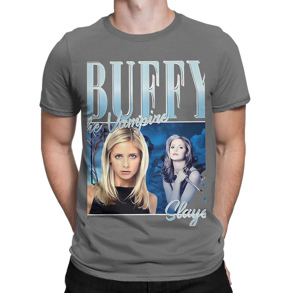 Buffy 5yehh Graphic 100 Cotton Tshirt Buffy The Vampire Slayer Band Tees Tops For Unisex