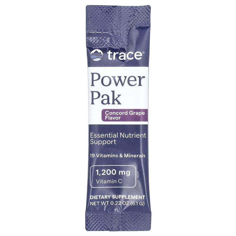 Power Pak, Concord Grape, 30 Stick Packs, 0.22 Oz (6.1 G) Each