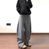 Grey Heavy Cleanfit Scimitar Sweatpants Men's Trendy Brand Autumn Loose Drape Versatile Wide Leg Casual Long Pants