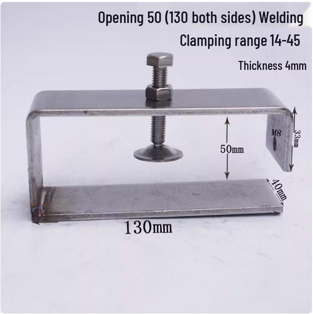 C304 Tiger Claw U-Shaped Stainless Steel Pipe Clamp