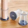 10pcs Chair Leg Floor Protectors For Hardwood Floors Silicone Chair Caps Covers Furniture Pads Sliders Wrapped Felt Bottom