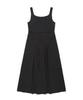 COVERNAT WOMAN Pleated Sleeveless Dress Black