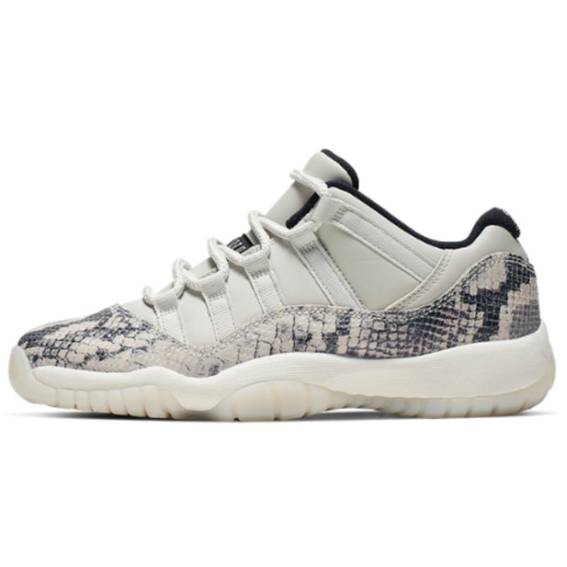 Jordan 11 Retro Low 'Snake Light Bone' GS Jordan CD6847-002