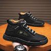 39-48 Spring/fall Mens Hip-top Leather Boots Men Boots  Leather Casual Leather Shoes Men Ankle Boots