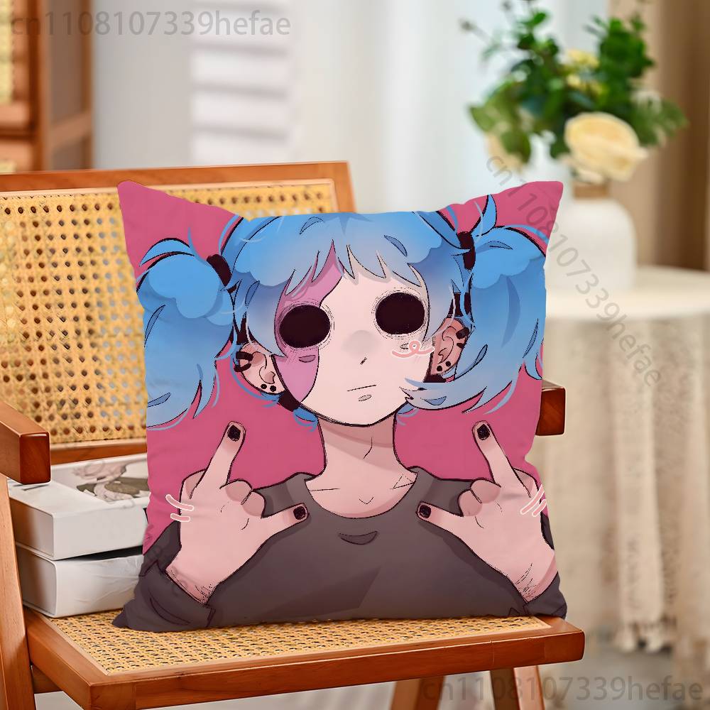 

SSally FFace Print Polyester Pillow Case for Valentine gift Home Sofa Cushion Cover Decoration Custom 30x30cm