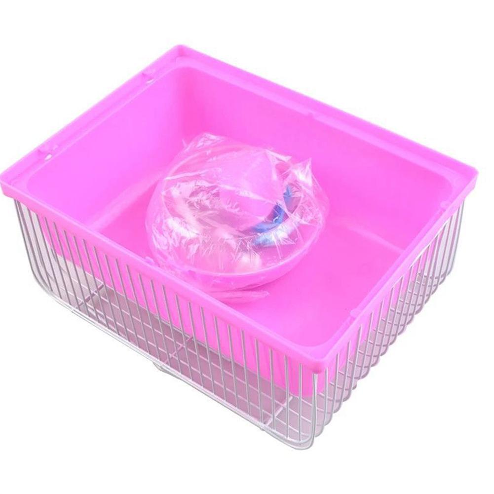 Portable Single Layer Villa Cage with Running Wheel Water Fountain for Pet Syrian Hamster