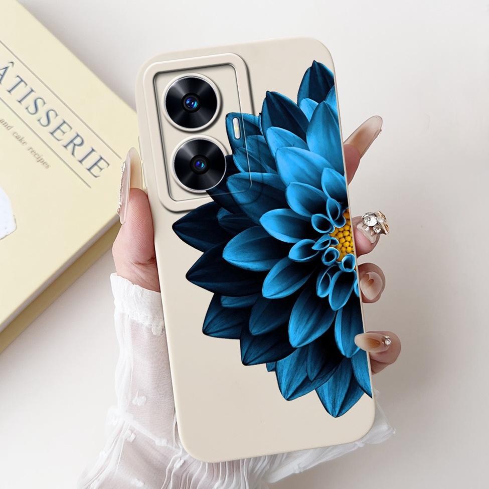 For Realme C55 Case RMX3710 Silicone Cute Cat Fashion Butterfly Flowers Love Painted Cover For Realme Narzo N55 Phone Case Funda