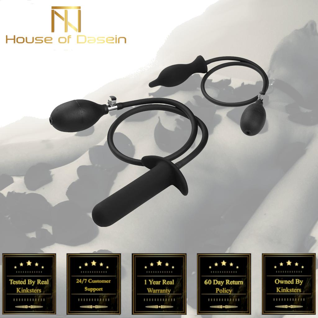 Inflatable Anal Plug Butt Balloon Kink Fetish Restraints Non Vibrating Butt Plugs