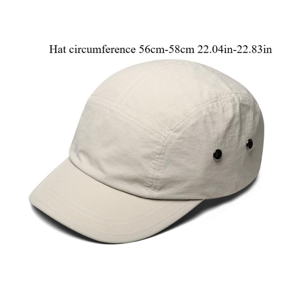 Simple Retro Baseball Cap Summer Waterproof Quick drying Sun shading Wide brimmed Hat Unisex for Outdoor Activities Stylish