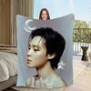 Blanket Flannel singer warm comfort  soft plush blanket for J-Jimin sofa idol living room Kpop office bedroom travel gift