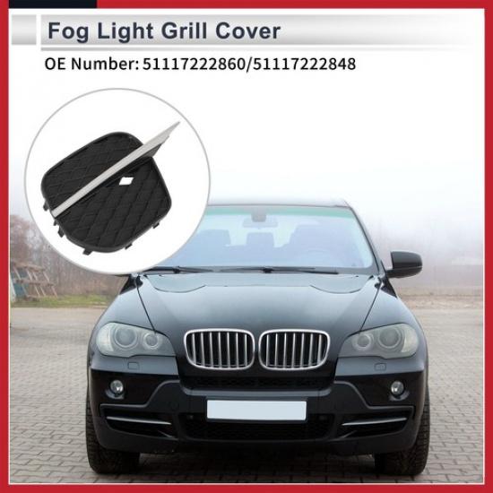 1 Pc Car Front Right Fog Light Grill for BMW X5 E70 2011-2013 No.51117222860 New