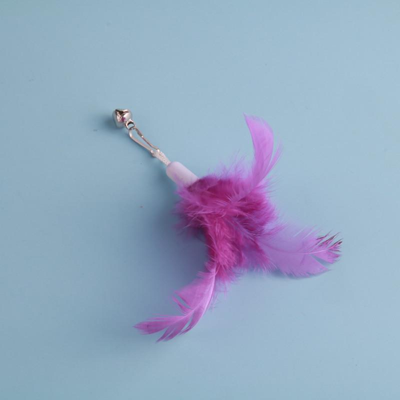 In Stock Colorful Feather Cat Teaser Headband Toy for Boredom Relief