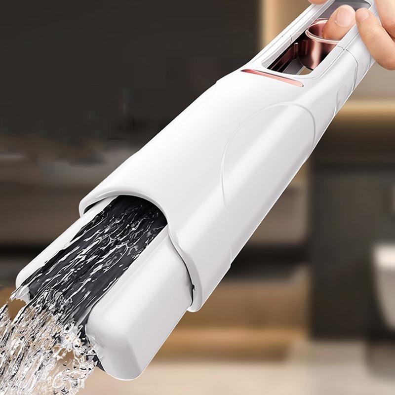 Handheld Mop Multifunctional Small Desktop Mop Handheld Hands-free Washing Sponge Kitchen Hands Free Sponge Absorbs Water Mop
