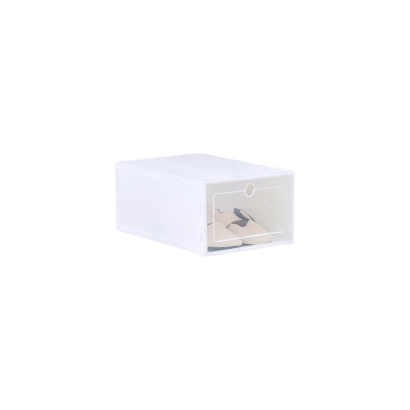 8 Pc Transparent Plastic Shoe Box, Dustproof and Moisture-proof, Home Storage, Simple Installation, Easy To Store and Move Avail